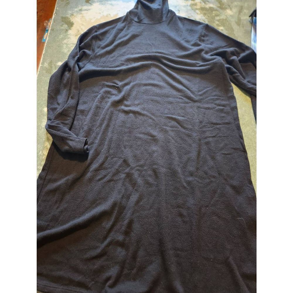 Reformation black turtleneck dress sz XXS